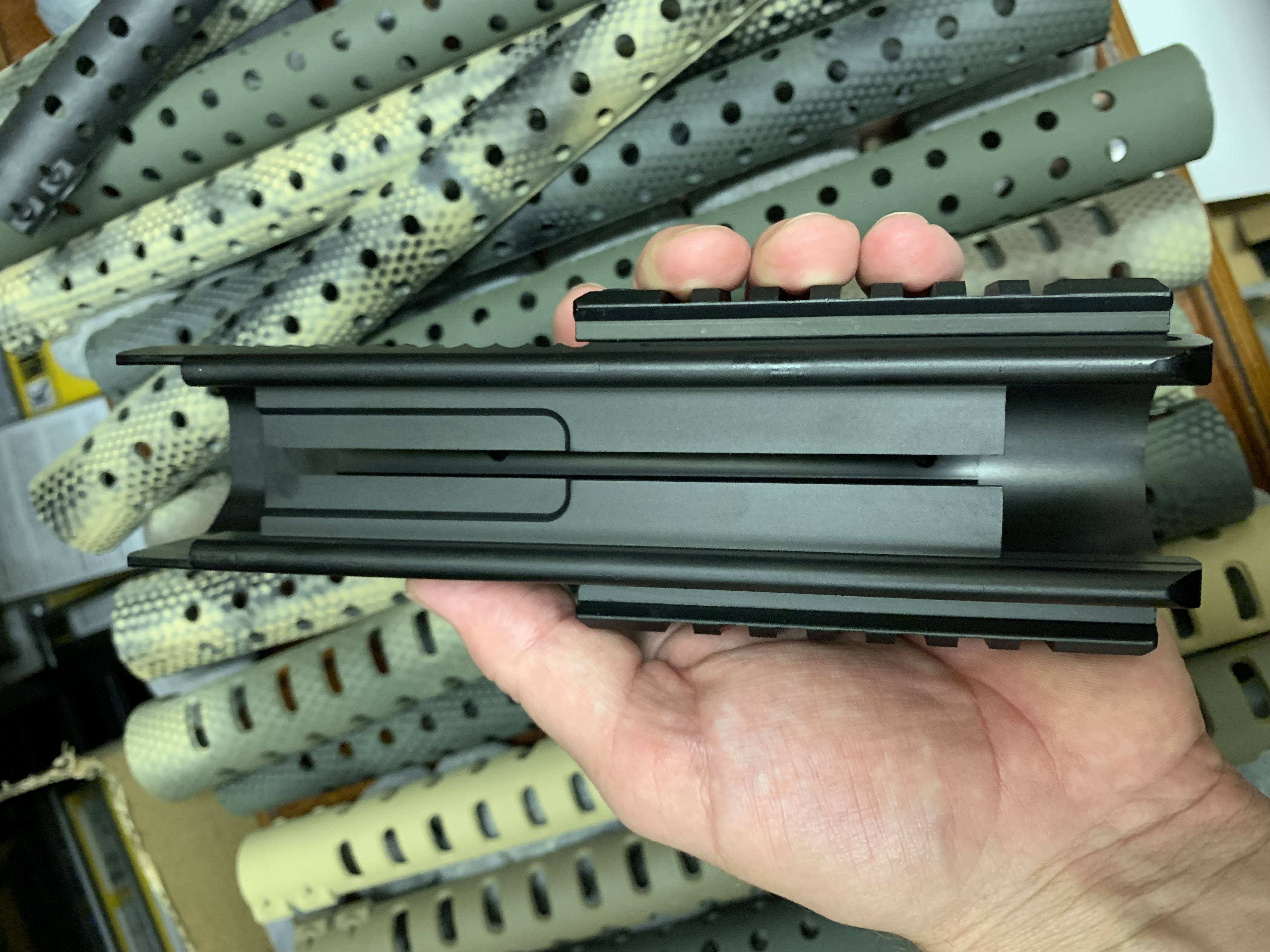 870 Remington Milled Aluminum Forend + MFT Short Vertical STUB Grip-img-0