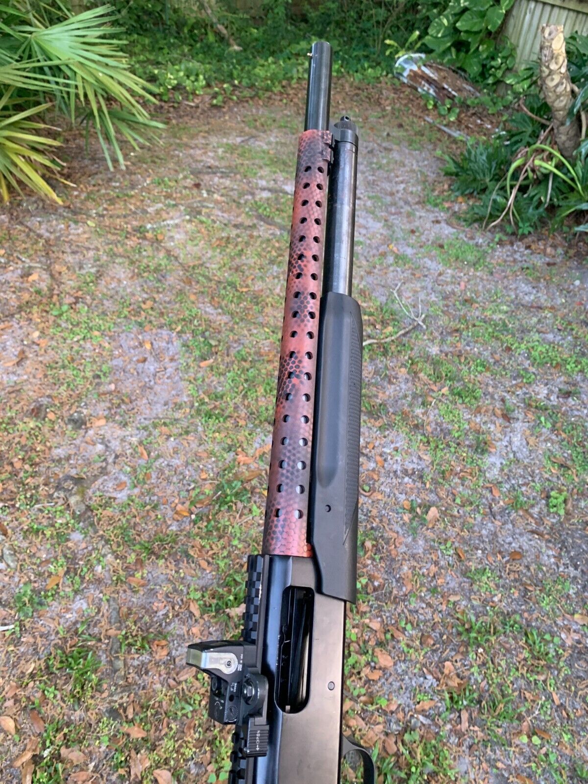 Tri Star Cobra Heat Shield MERIDIAN RED 12 Gauge CUSTOM SPRAY-img-2