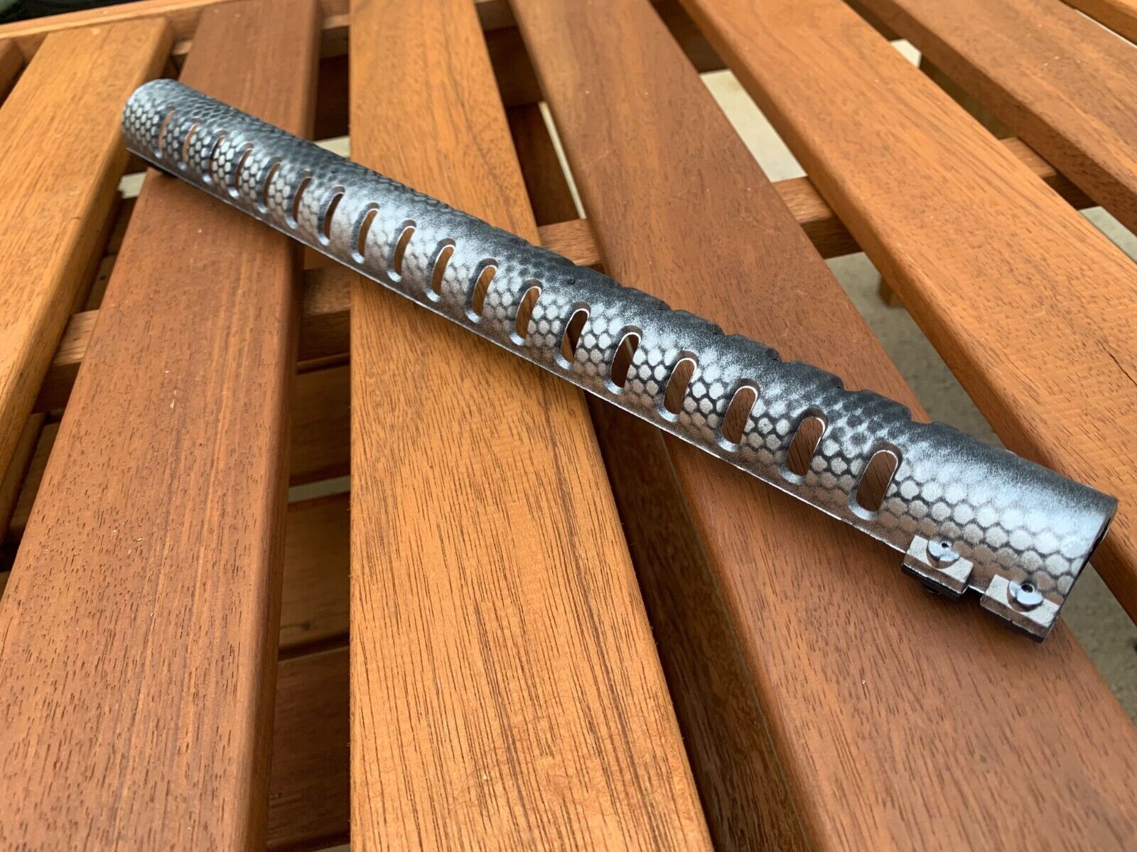 Custom MARINECOAT SILVER GRID HAWK 982 Heat Shield Shotgun-img-6